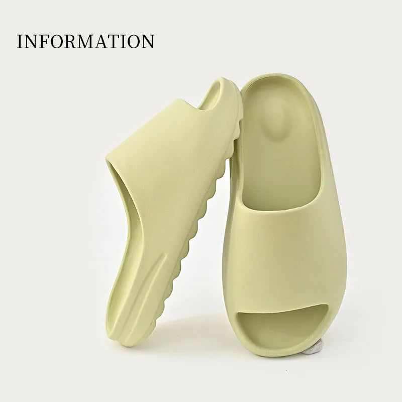 High Quality EVA Soft Thick Soled Slippers Women'S Summer Fashion Wear Slippers Home Home Sandals Men'S Beach Shoes